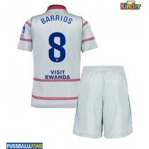 Atletico Madrid Pablo Barrios #8 3rd trikot Kinder 2026-27 Kurzarm (+ Kurze Hosen)
